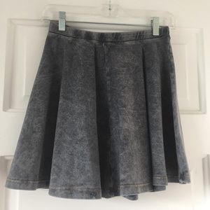 Topshop grey skater skirt
